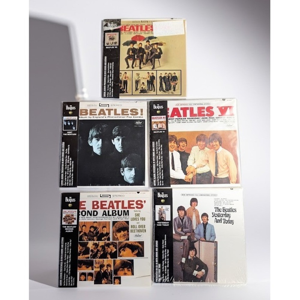 The Beatles US Albums Collection 5 Mini LP CD Sleeves Mono Stereo 2014 OBI